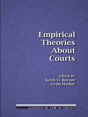 cover image of Empirical Theories About Courts